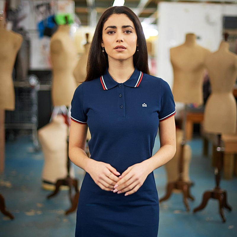 Kara Dress Polo Navy